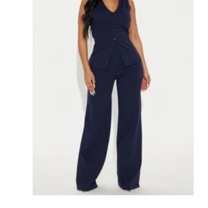 Navy Women's two piece suit